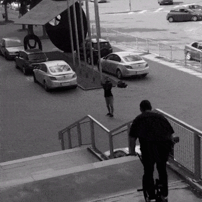 Hristo Iliev from jwax BMX team grind a kink rail